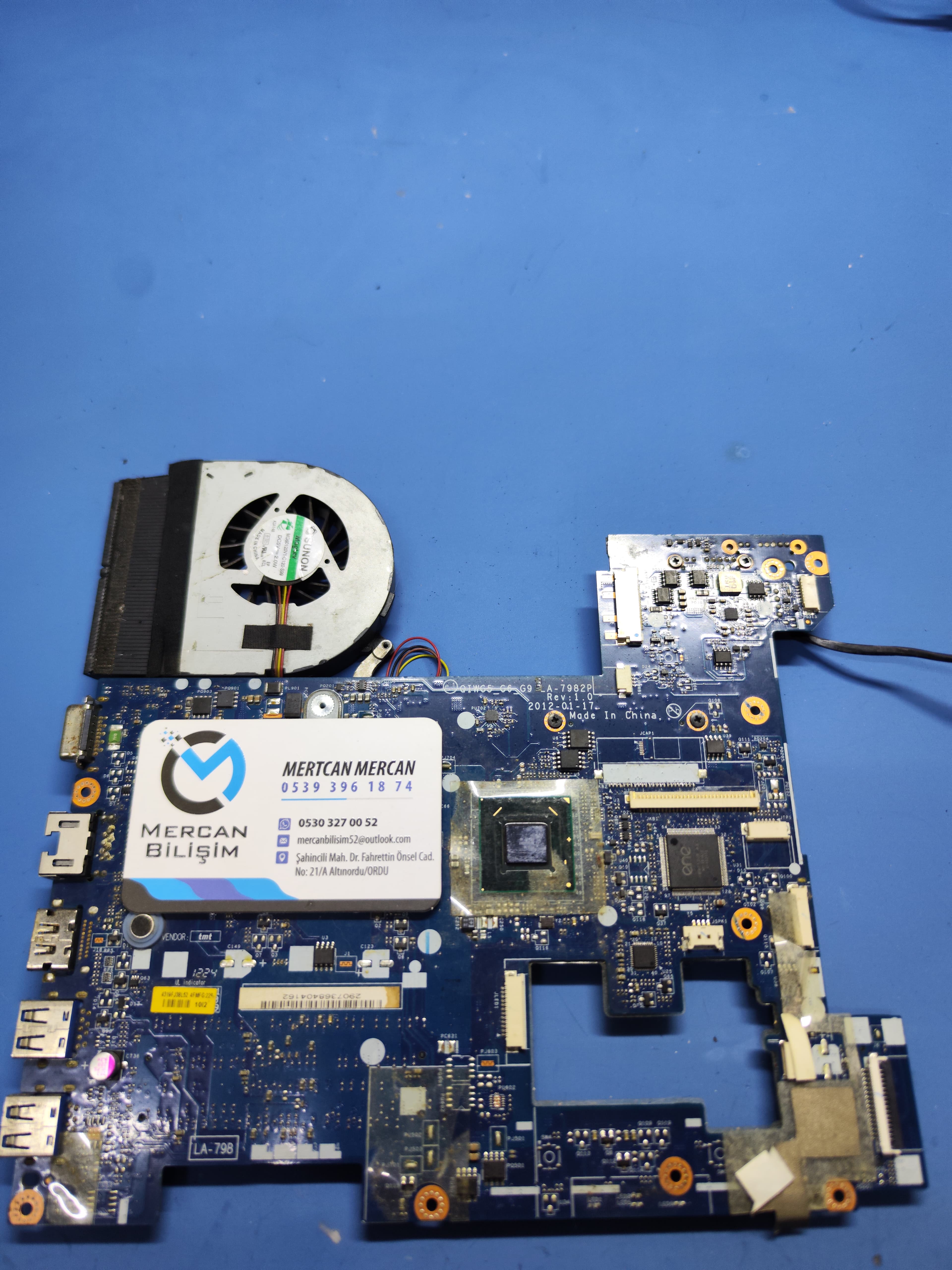 LA-7982P LENOVO İDEAPAD G580 ANAKART