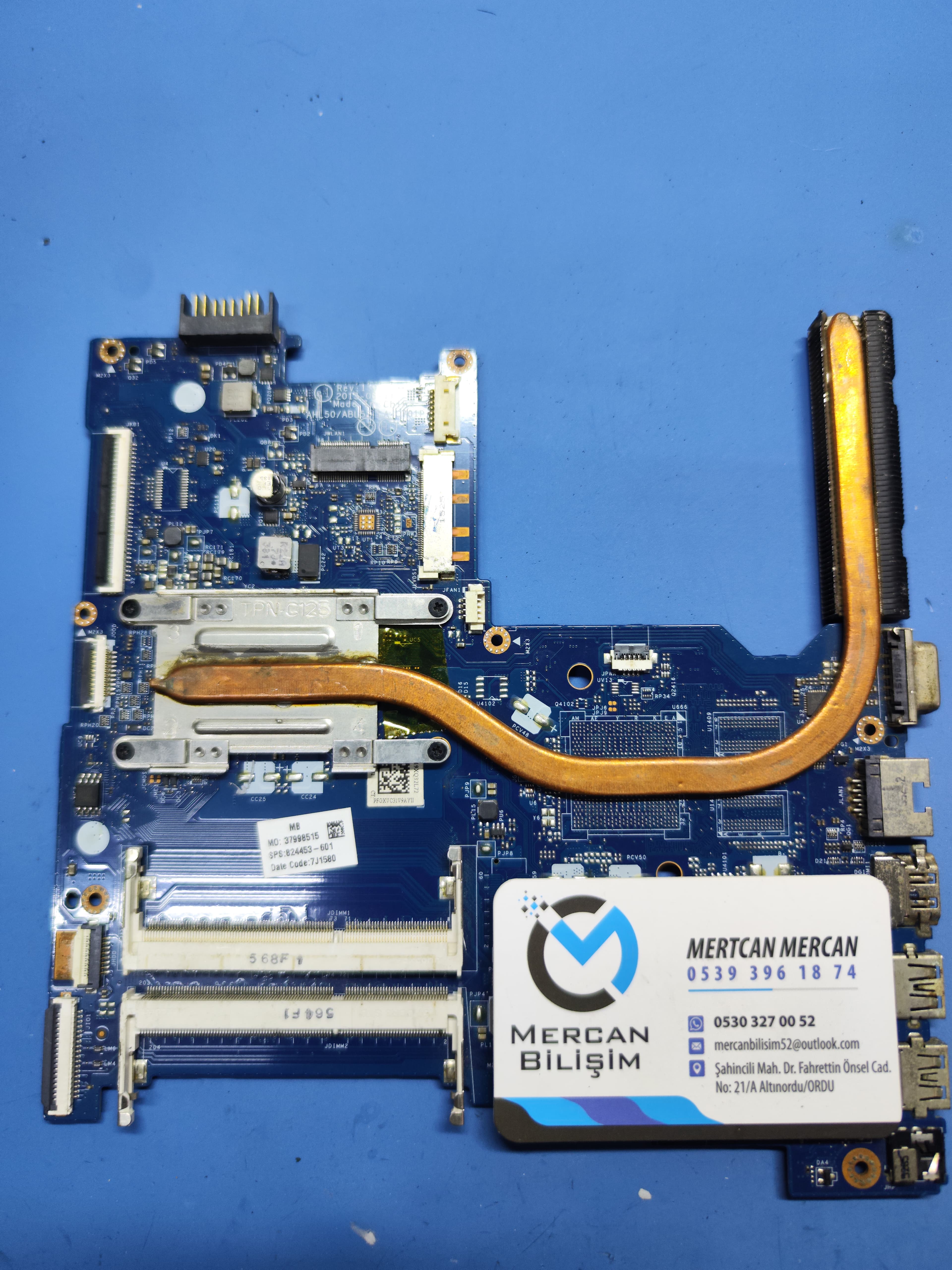 LA-C701P AHL50/ABL52 HP 250 G4 PENTİUM İŞLEMCİ ANAKARTİ