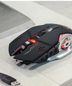 Stalker Warrıor Gmx7 Işıklı Oyuncu Mouse Gaming Mouse 2400 Dpi