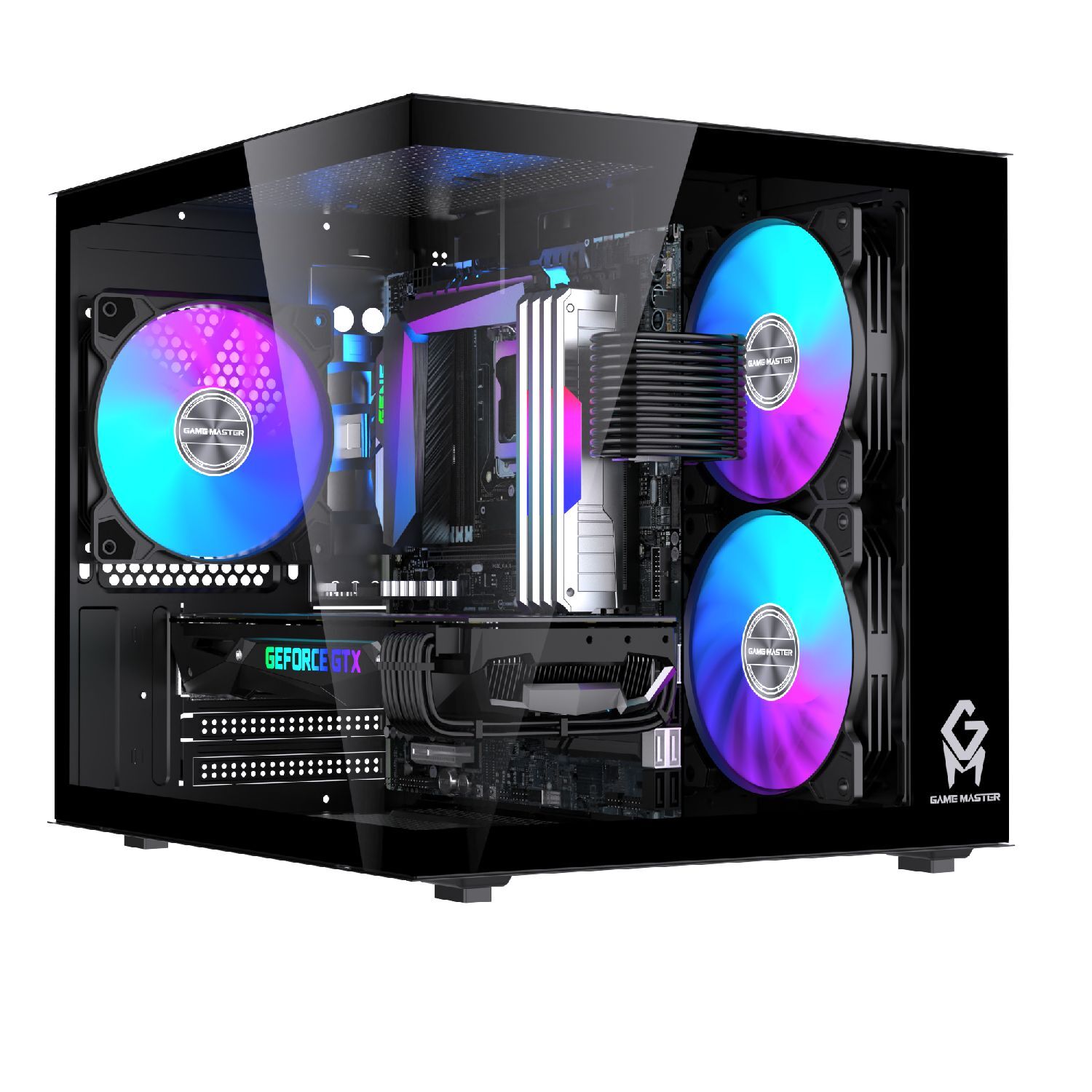 Game Master GM-X1 Siyah m-ATX Gaming Mini Akvaryum Kasa