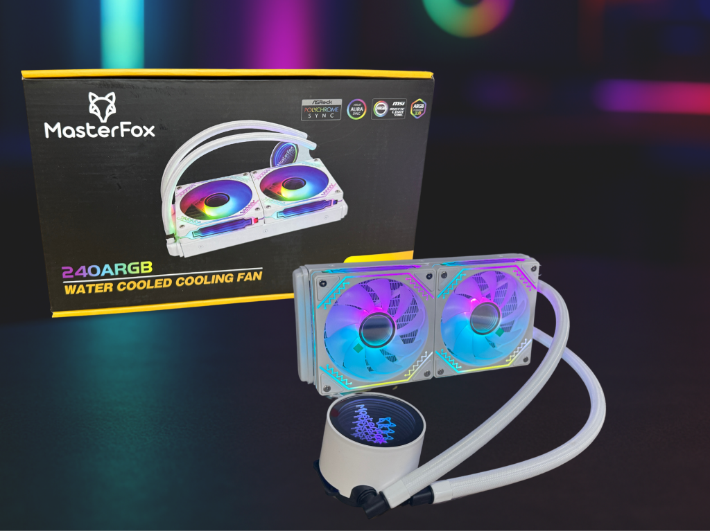 MASTERFOX 240MM SIVI SOĞUTMA BEYAZ AYNALI FAN