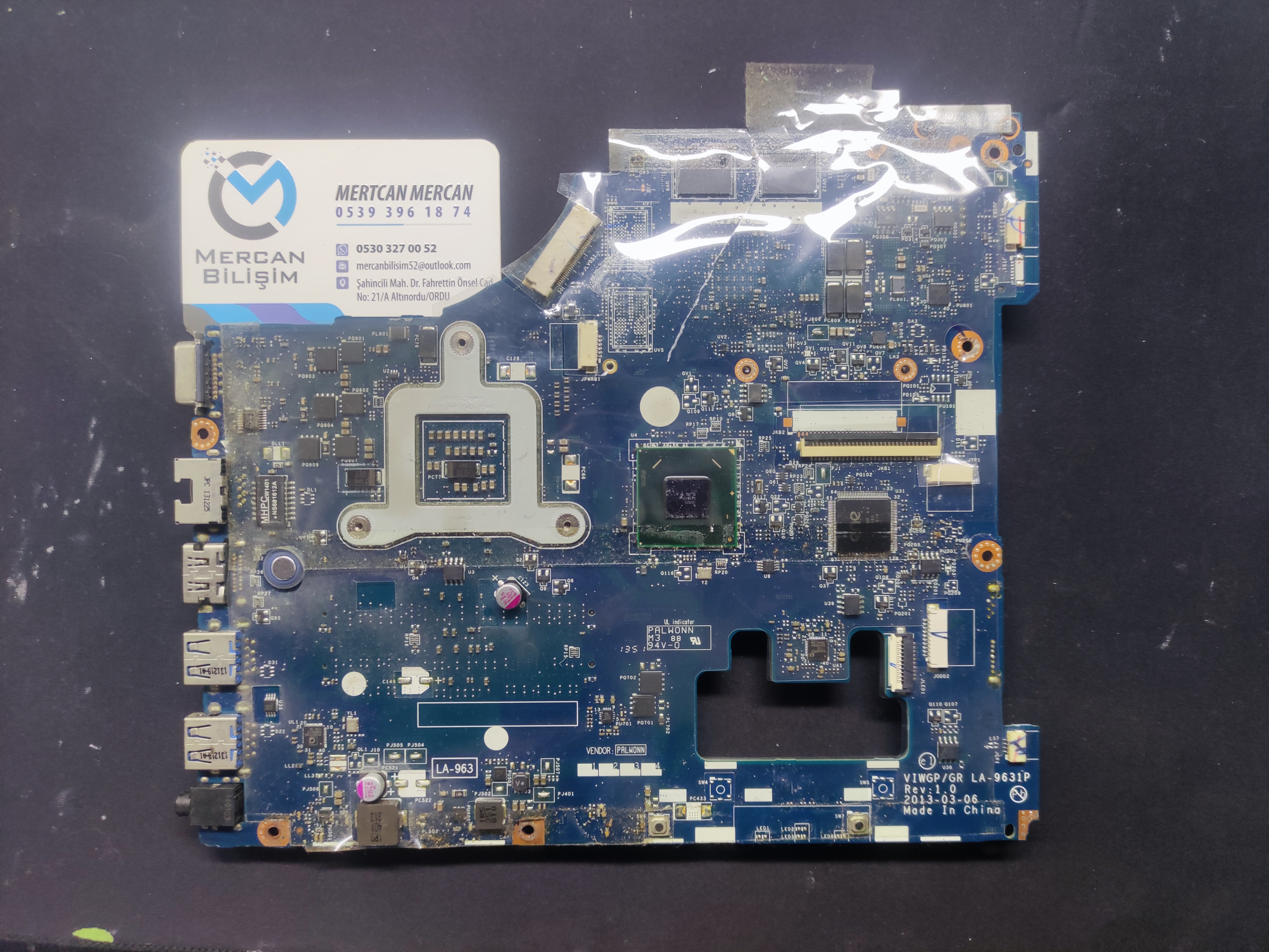 LENOVO GR LA-9631P ANAKART