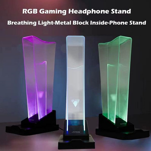 JEDEL GM-02 RGB 4 PORT USB ÇOKLAYICILI KULAKLIK STANDI