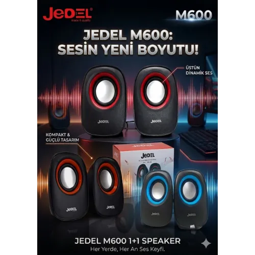 JEDEL M600 1+1 SPEAKER